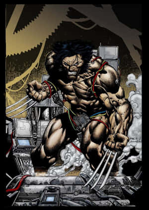 Raging Comic Character Artwork Wallpaper