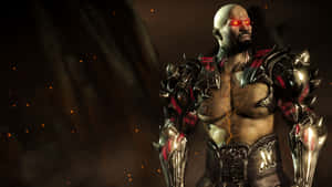 Raging Power Unleased - Mortal Kombat's Jax In Action Wallpaper