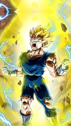 Raging Vegeta Dragon Ball Z Iphone Wallpaper