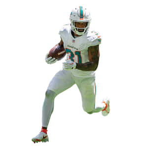 Raheem Mostert Miami Dolphins Running Back Wallpaper