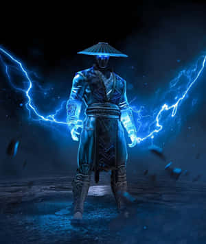 Raiden, The Thunder God In Mortal Kombat Wallpaper