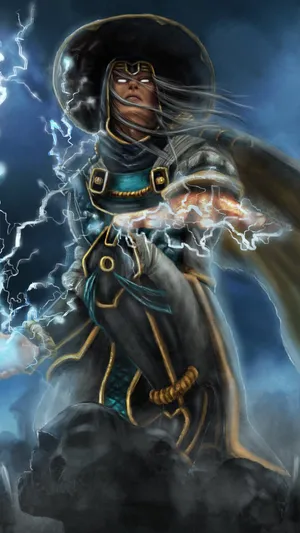 Raiden: Thunder God Of Mortal Kombat Wallpaper