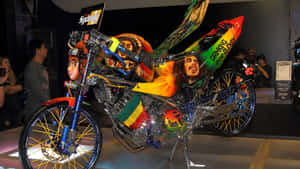 Raider 150 Fi Custom Design Wallpaper