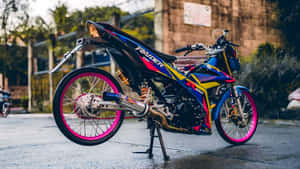 Raider 150 Fi Custom Design Wallpaper