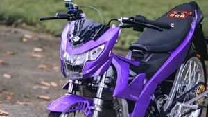 Raider 150 Fi Custom Purple Wallpaper