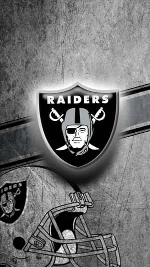 Raiders Football Team Shield Logo Wallpaper