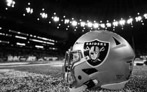 Raiders Helmet Stadium Lights Wallpaper
