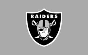 Raiders Logo Blackand White Wallpaper