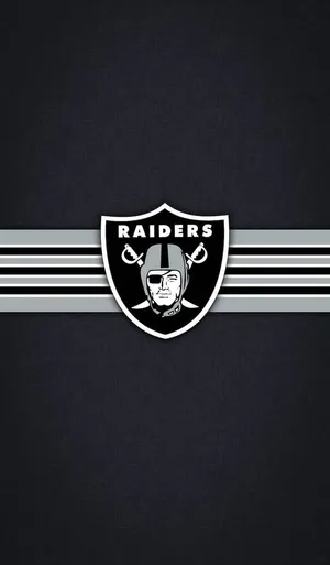 Raiders Logoon Dark Background Wallpaper