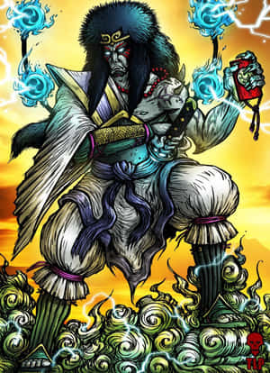 Raijin 700 X 966 Wallpaper Wallpaper