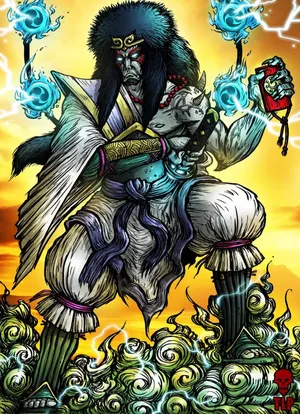Raijin 700 X 966 Wallpaper Wallpaper