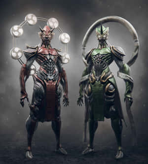 Raijin Mythical God Figures Wallpaper