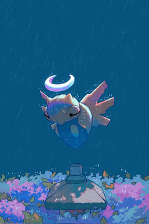 Rain On Shedinja Wallpaper