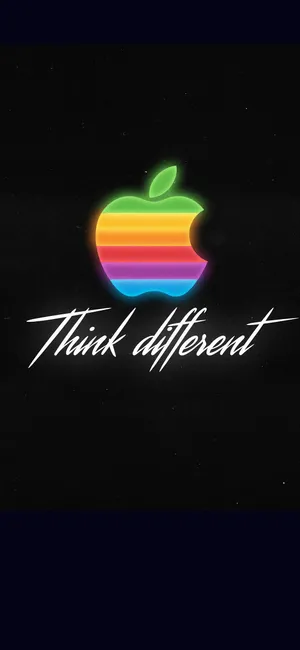 Rainbow Apple Logo Iphone Xs Wallpaper