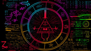 Rainbow Bill Cipher Wallpaper