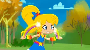 Rainbow Brite Casting Magic Wallpaper