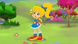 Rainbow Brite In Colorful Forest Wallpaper