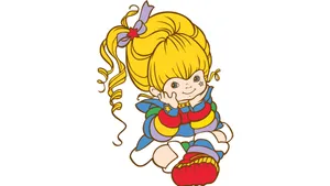 Rainbow Brite Sitting Cute Wallpaper