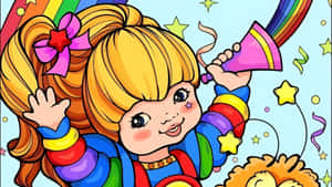 Rainbow Brite With Colorful Outfit Wallpaper