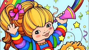 Rainbow Brite With Colorful Outfit Wallpaper