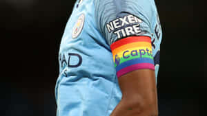 Rainbow Captain Armband Football Player Wallpaper