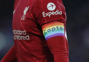 Rainbow Captain Armband Football Player Wallpaper