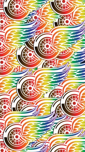 Rainbow Detroit Red Wings Pride Wallpaper