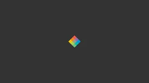 Rainbow Diamond 1366x768 Minimalist Wallpaper