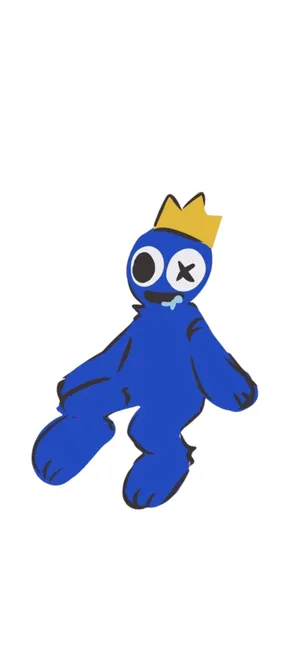 Rainbow Friends Blue Iphone Wallpaper Wallpaper