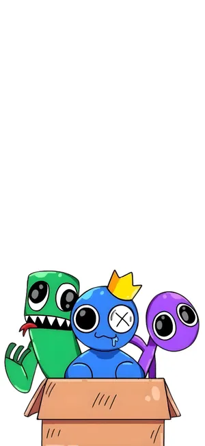 Rainbow Friends Iphone Wallpaper Wallpaper