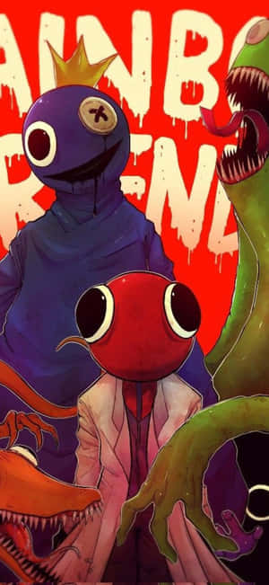 Rainbow Friends Iphone Wallpaper Wallpaper