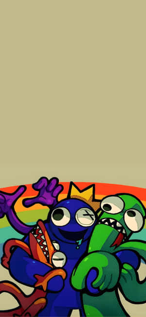 Rainbow Friends Iphone Wallpaper Wallpaper