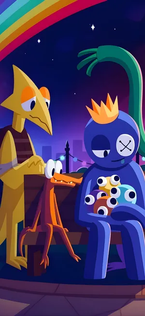 Rainbow Friends Iphone Wallpaper Wallpaper