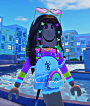Rainbow Girl Roblox Pfp Wallpaper