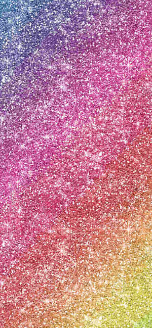 Rainbow Glitter Gradient Texture Wallpaper