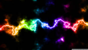 Rainbow Lightning Brings Beauty And Awe Wallpaper