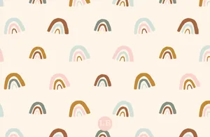 Rainbow Neutral Desktop Wallpaper