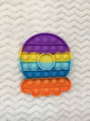 Rainbow Octopus Pop It Wallpaper