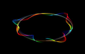 Rainbow Oval Wallpaper