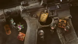 Rainbow Six Decorated Weapon Wallpaper