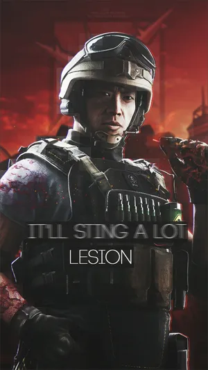 Rainbow Six Siege Lesion In Action Wallpaper