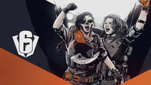 Rainbow Six Siege Miraand Ash Celebration Wallpaper