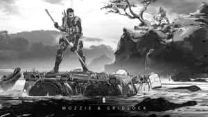 Rainbow Six Siege Mozzie Operator In Action Wallpaper