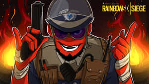 Rainbow Six Siege: Thermite In Action Wallpaper