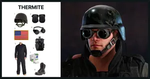 Rainbow Six Siege Thermite In Action Wallpaper