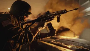 Rainbow Six Siege Thermite In Action Wallpaper