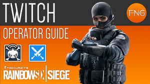 Rainbow Six Siege Twitch Operator Preparing For Action Wallpaper