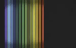 Rainbow Vertical Lines On Black Wallpaper