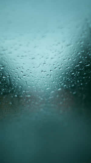Raindropson Glass Texture Wallpaper