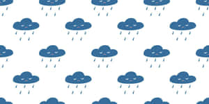 Rainy_ Clouds_ Pattern Wallpaper